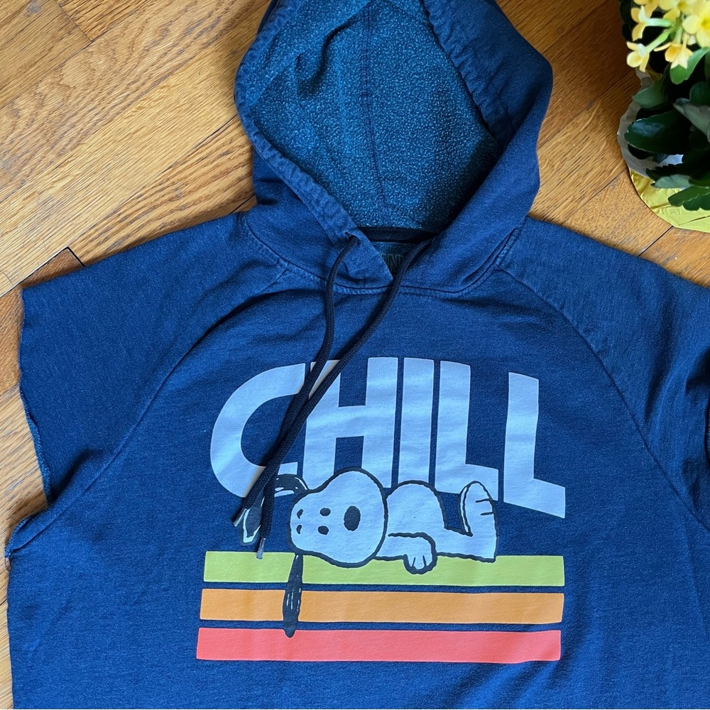 PEANUTS Sleeveless Hooded Sweatshirt